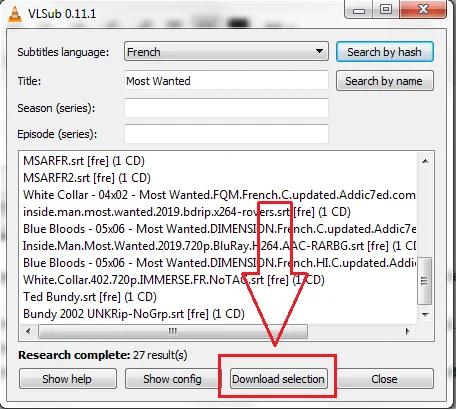 Telecharger sous titres vlc