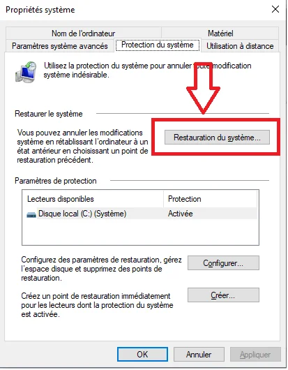Restrauration system