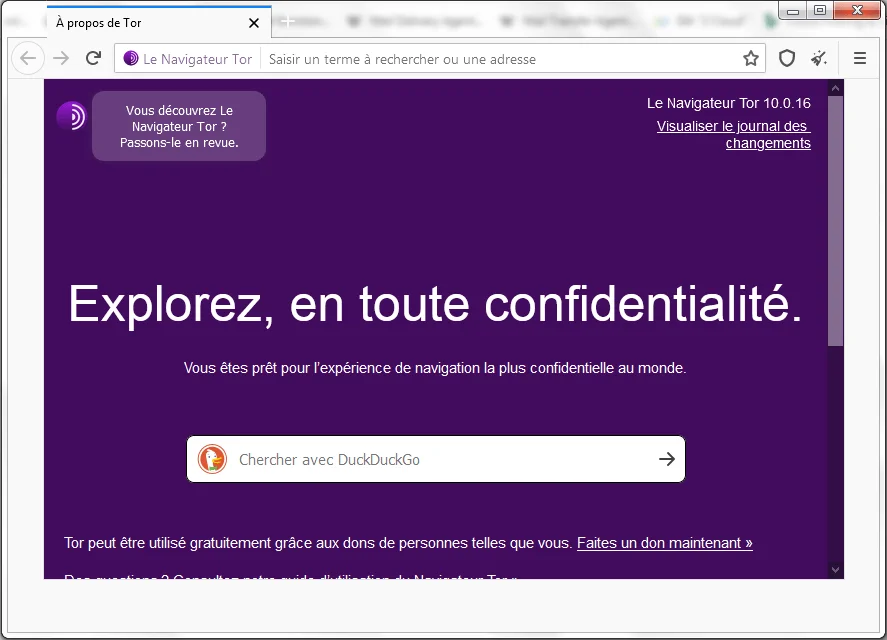 Tor navigateur