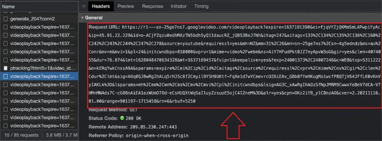 Url videoplayback youtube