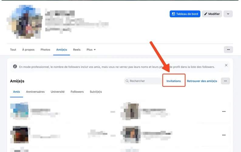 Invitations facebook