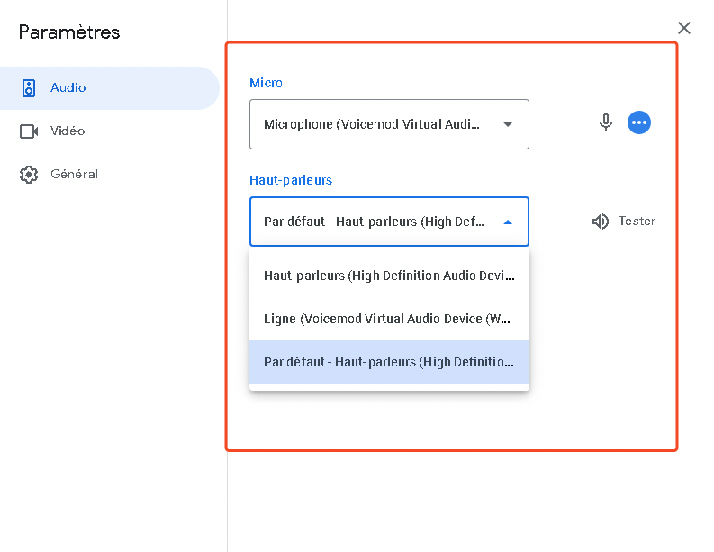 Changer votre voix dans Google Meet, Zoom ou Microsoft Teams