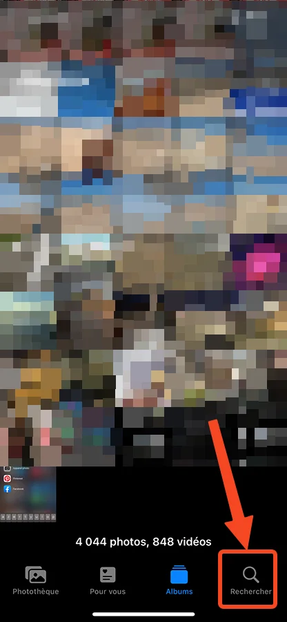 Recherche iphone photos