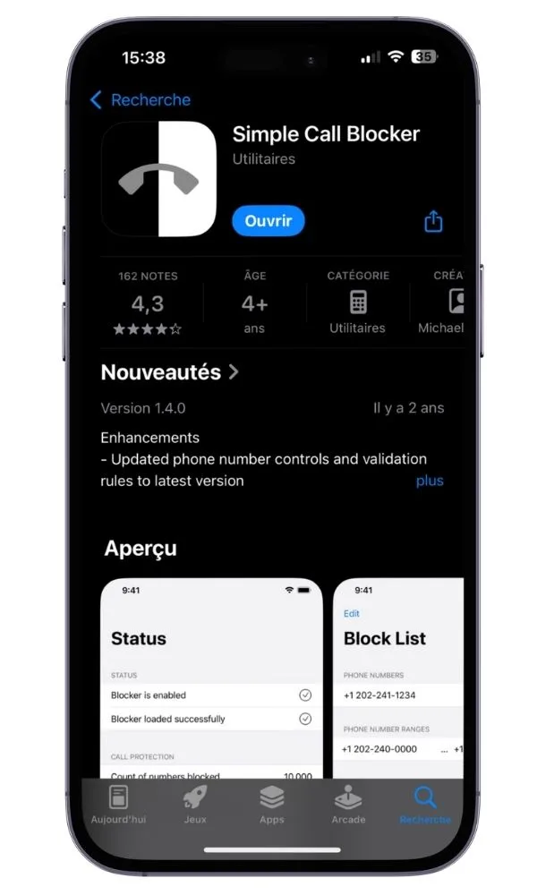 Simple call blocker iphone