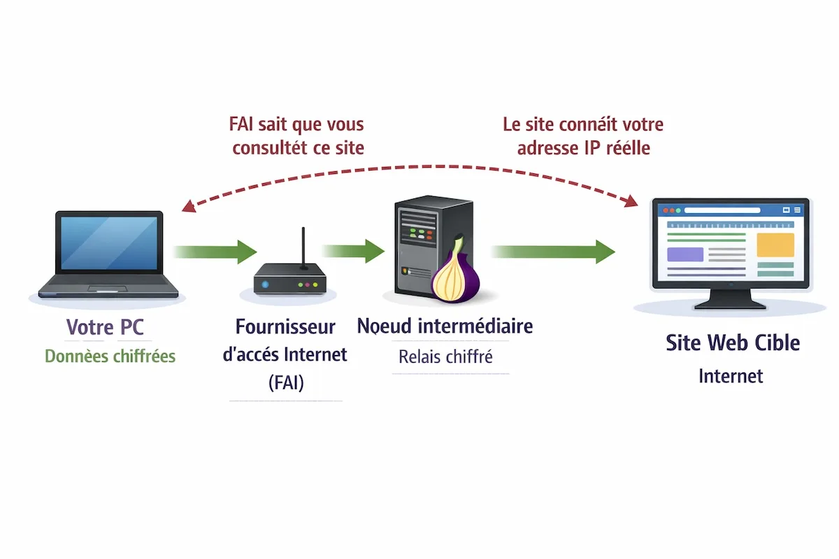 Connexion sans tor schema